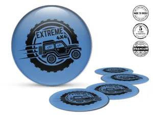 Wheel Decals Brand Premium Dome Labels